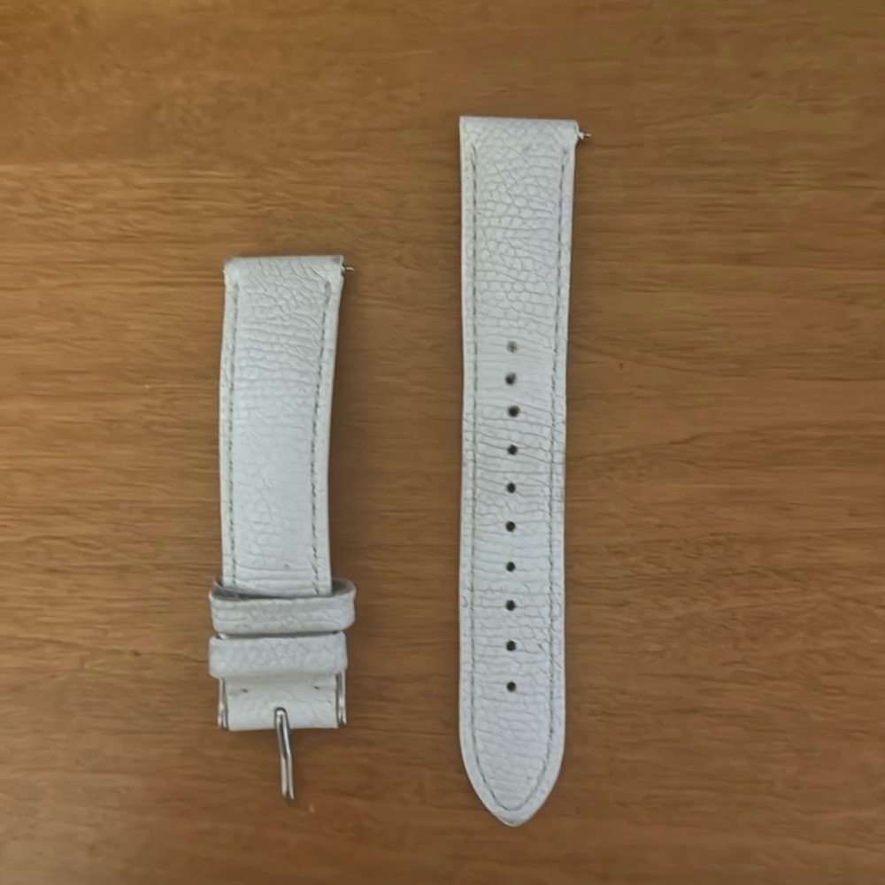 Michele genuine leather watch band, size 18